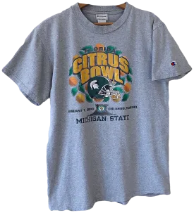 00's Michigan State Spartans Football Citrus Bowl Champion T-Shirt by Champion