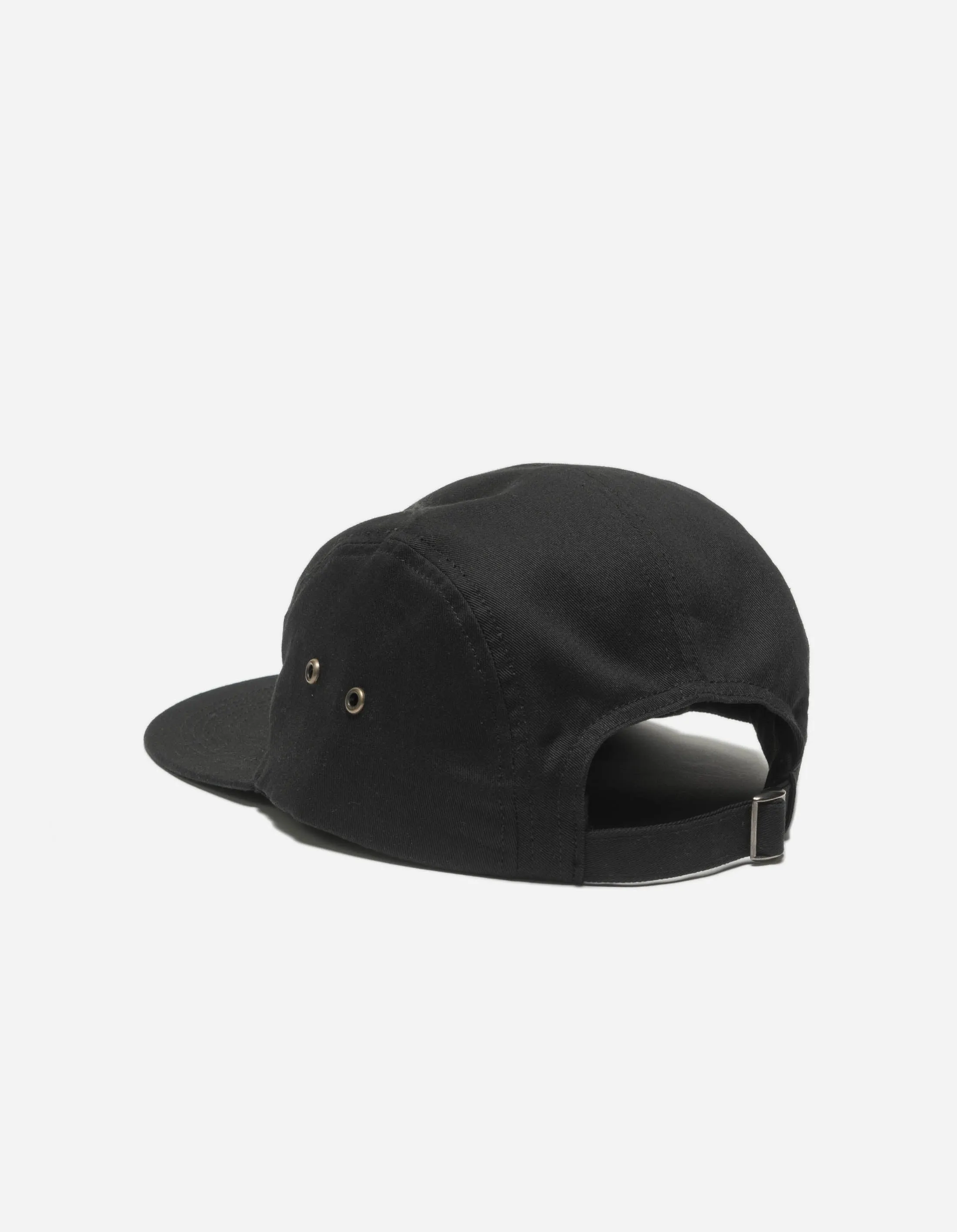 1363 Maha Embroidered 5 Panel Cap Black