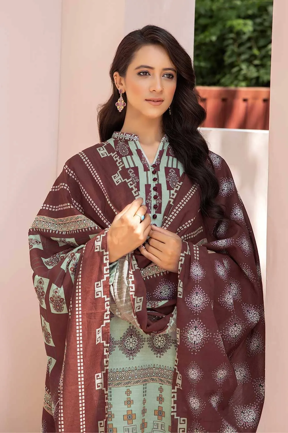 3 Pcs Unstitched Khaddar Suit KKH-2196