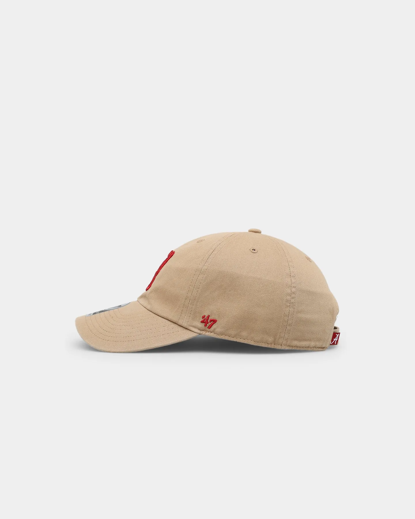 47 Brand Alabama Crimson '47 Clean Up Strapback Khaki