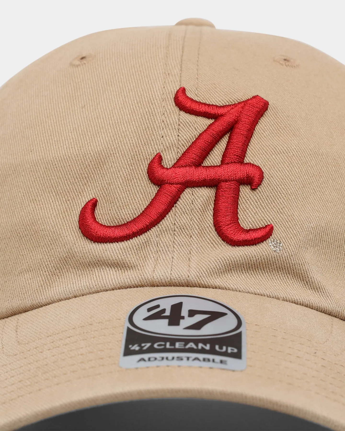 47 Brand Alabama Crimson '47 Clean Up Strapback Khaki