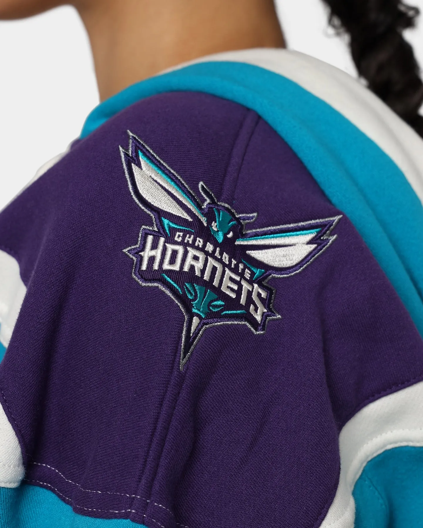 47 Brand Charlotte Hornets Superior Lacer Hoodie Neptune