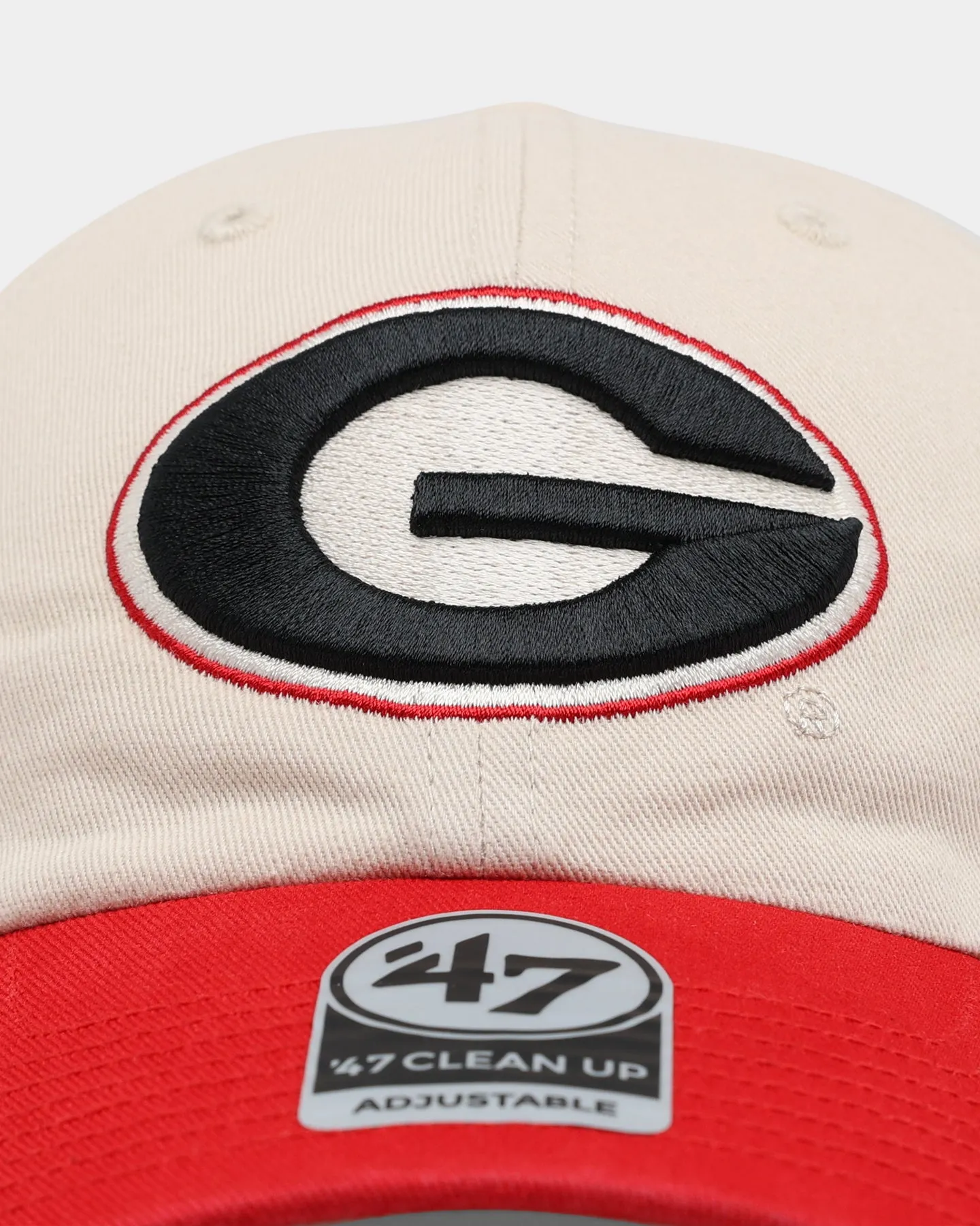 47 Brand Georgia Bulldogs NCAA Local '47 Clean Up Strapback Bone