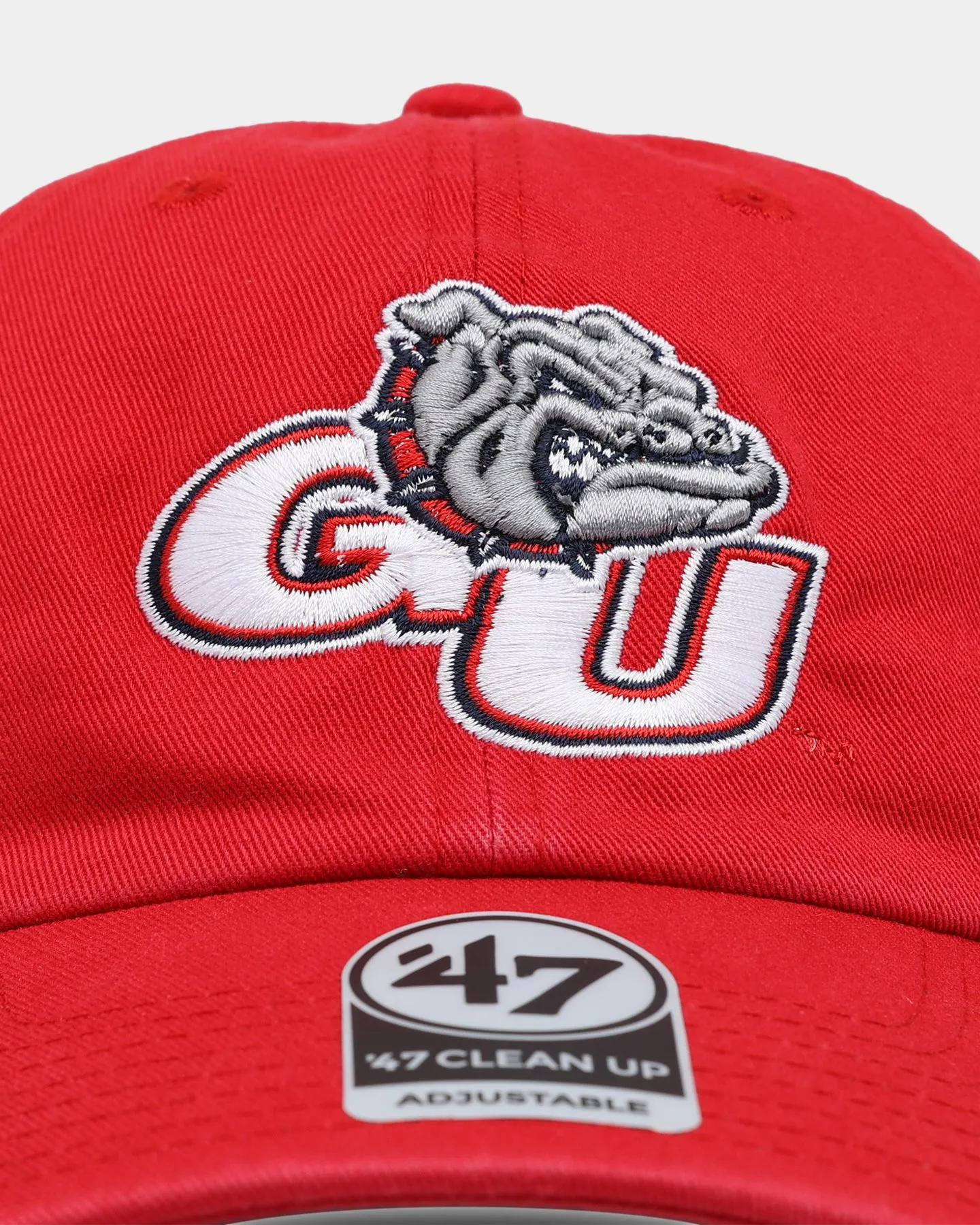 47 Brand Gonzaga Bulldogs '47 Clean Up Strapback Red