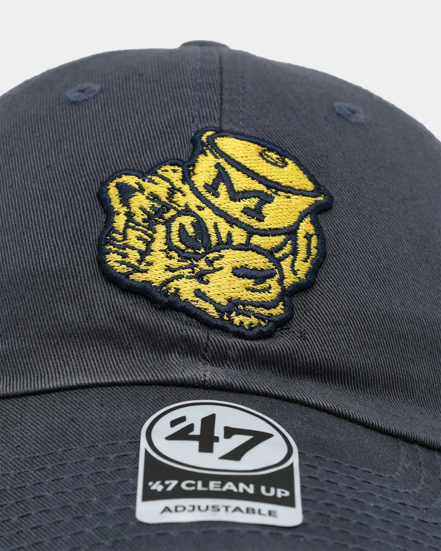 47 Brand Michigan Wolverines '47 Clean Up Strapback Vintage Navy