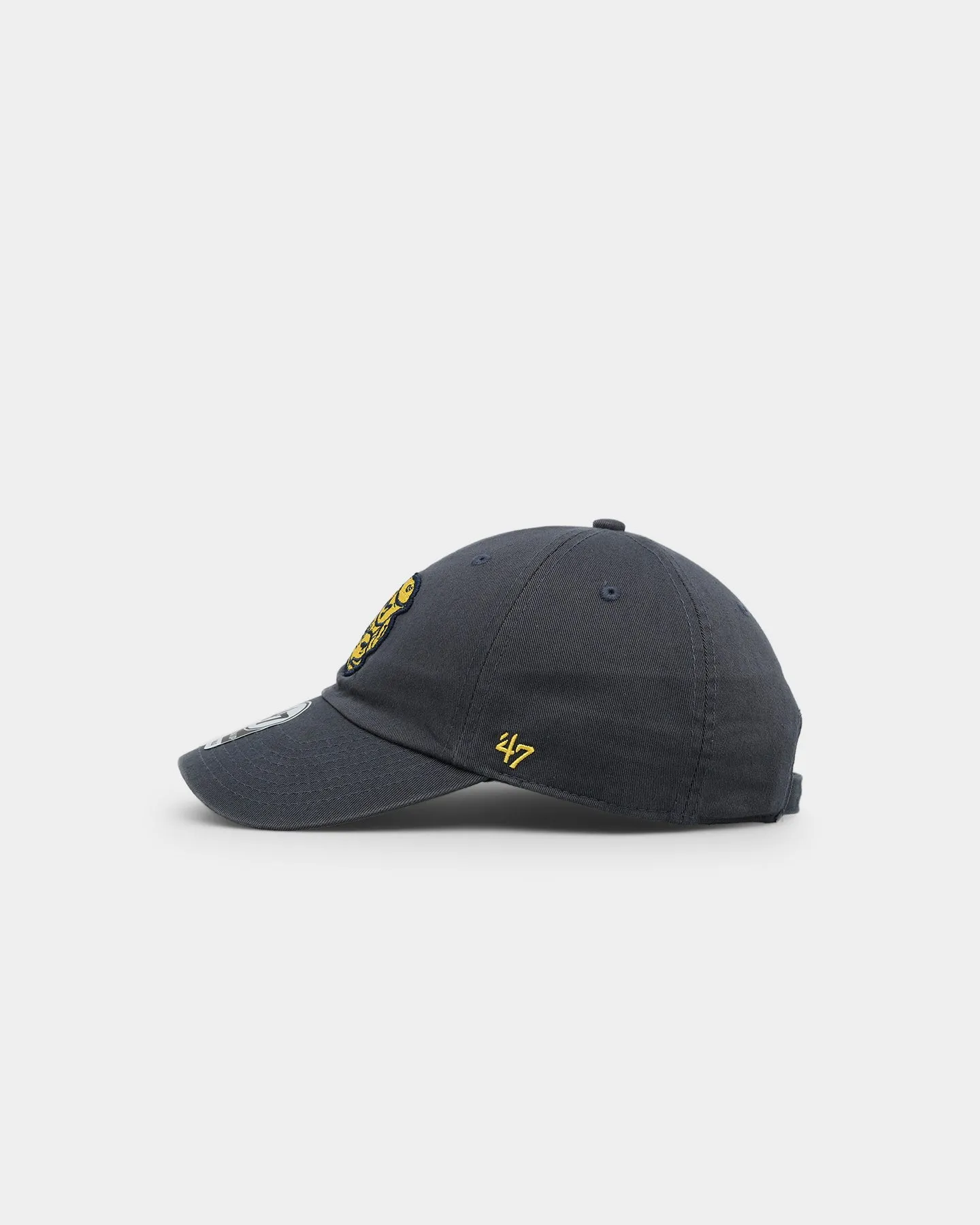 47 Brand Michigan Wolverines '47 Clean Up Strapback Vintage Navy