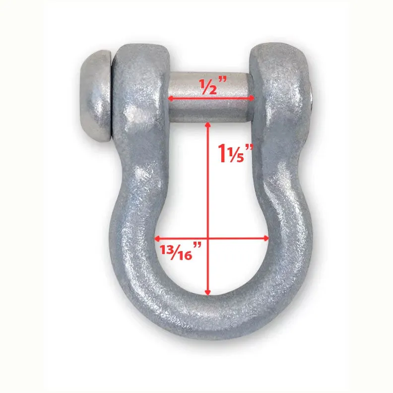 5/16" Shackle w/ 3/8" x 1.5" Bolt