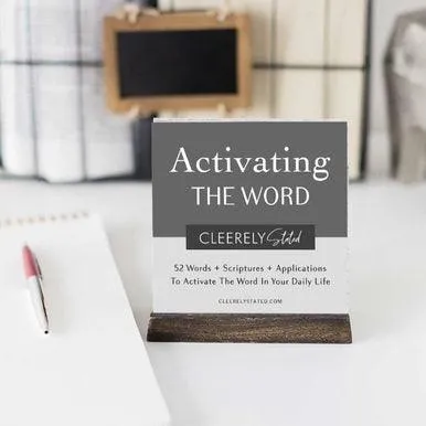 Activating the Word with Wooden Stand