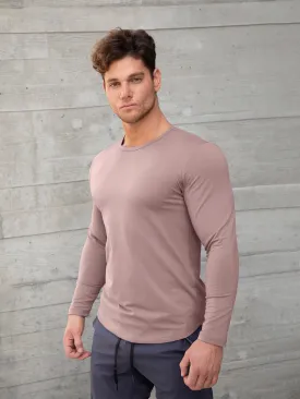 All Day Elite Curve-Hem Tee Long Sleeve