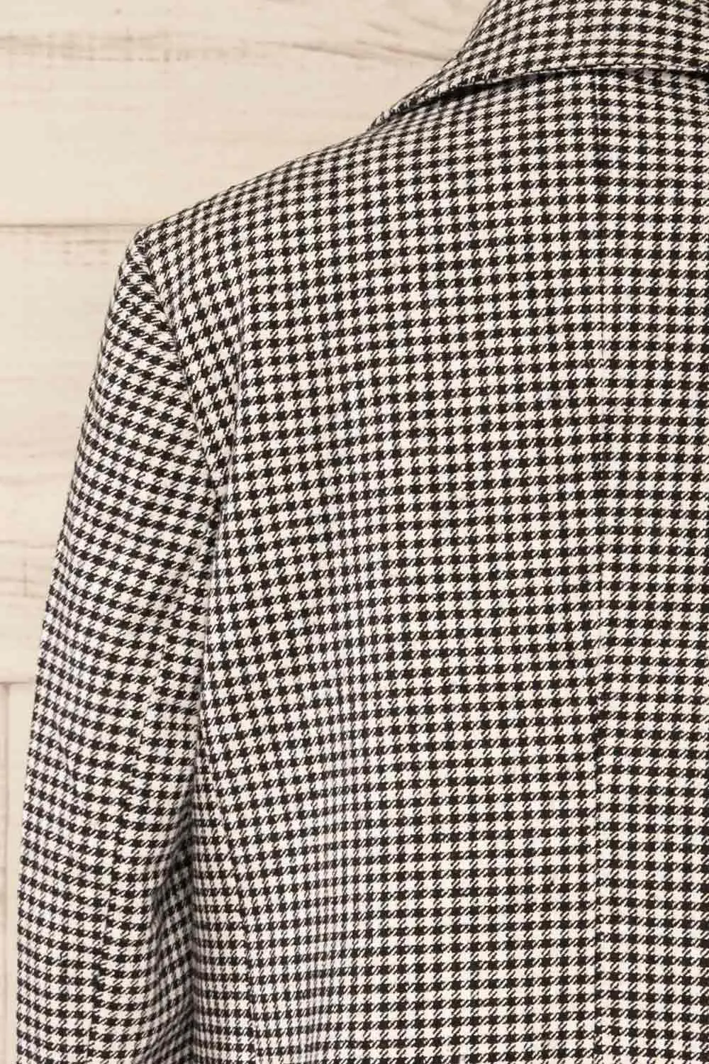 Almeria | Oversized Houndstooth Blazer