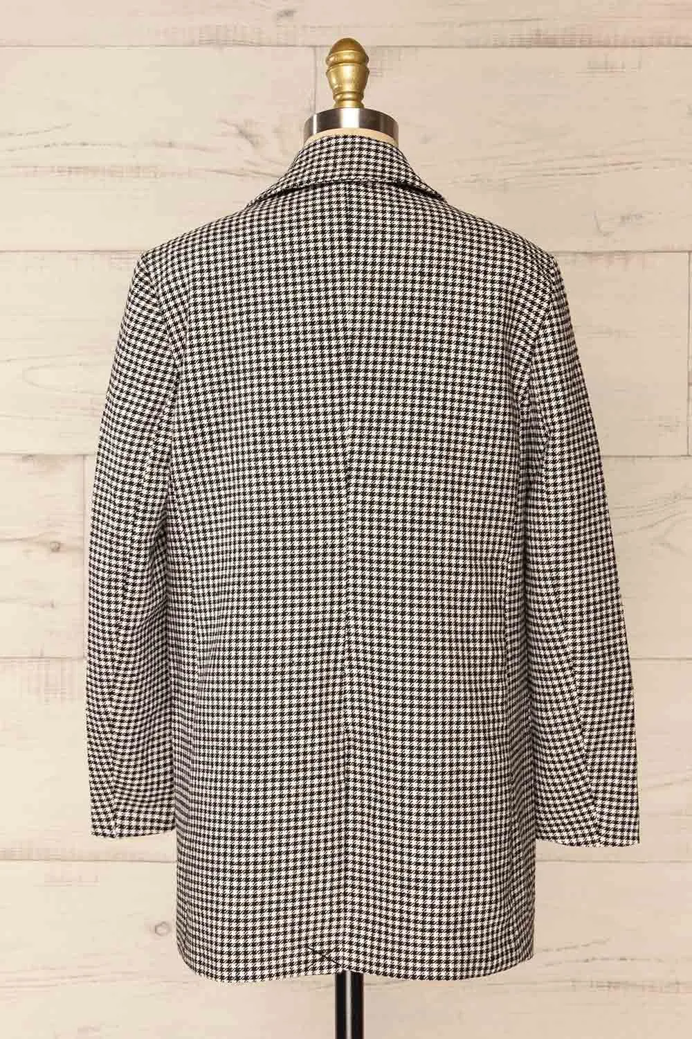 Almeria | Oversized Houndstooth Blazer