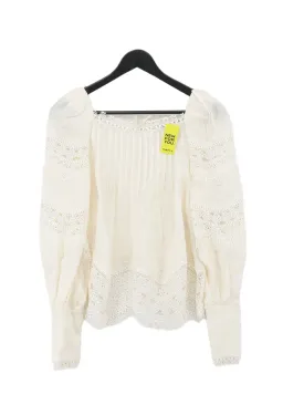 & Other Stories Women's Blouse UK 4 Cream Other with Polyester