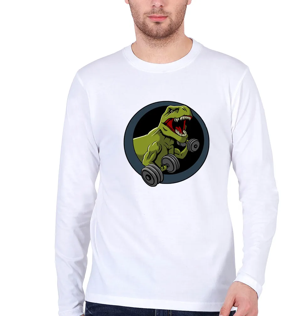 Angry T-Rex Gym Full Sleeves T-Shirt for Men