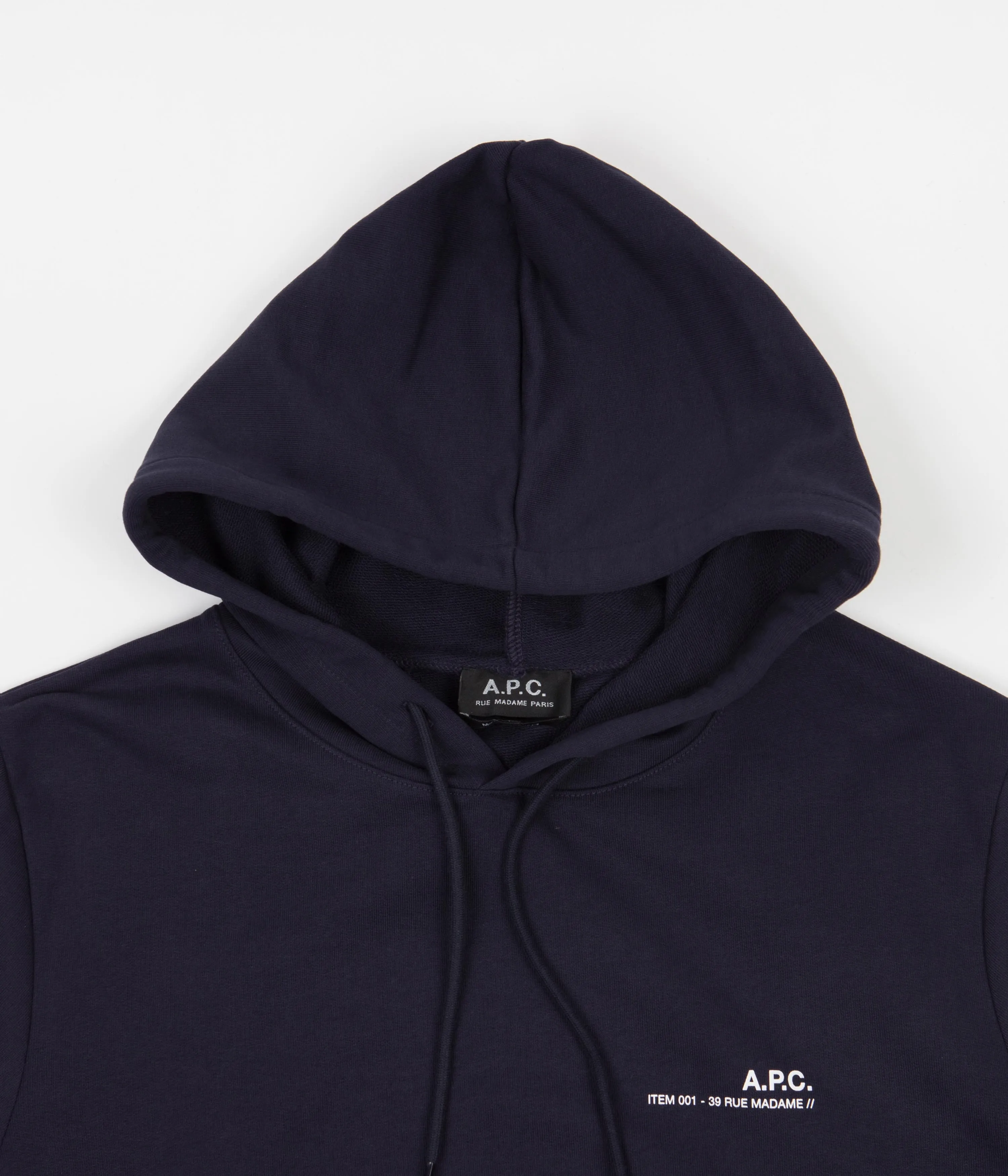 A.P.C. Item Hoodie - Dark Navy