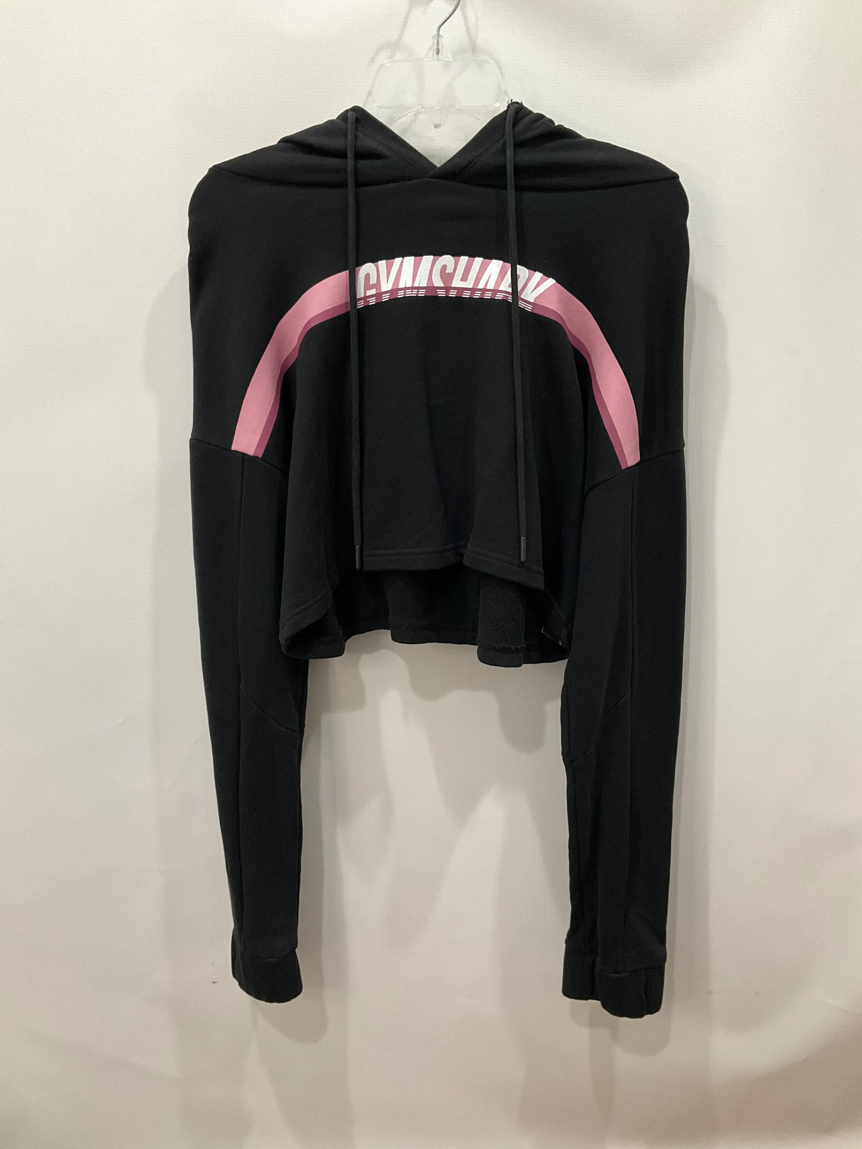 Athletic Sweatshirt Hoodie By Gym Shark In Black, Size: M