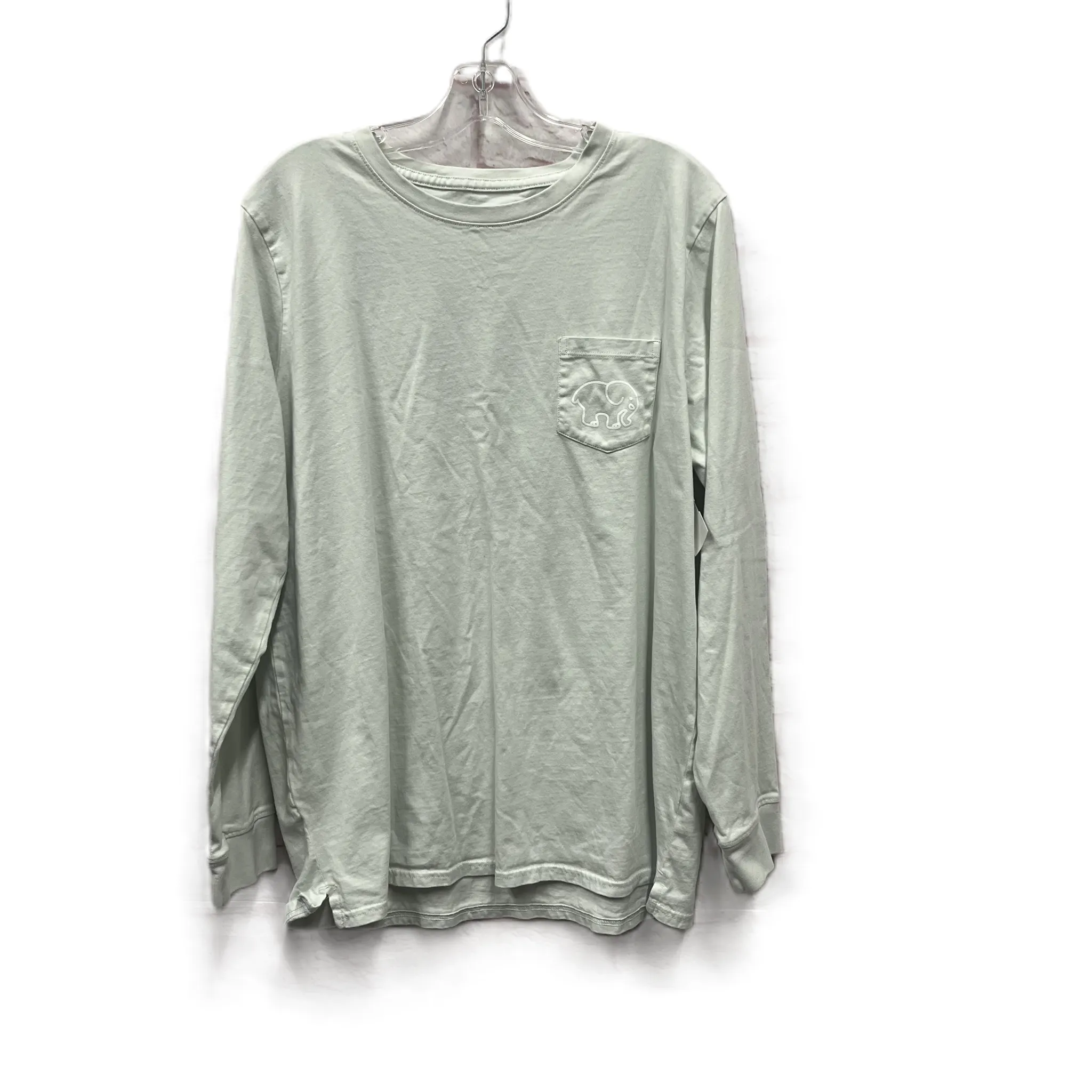 Athletic Top Long Sleeve Crewneck By Ivory Ella In Green, Size: Xl