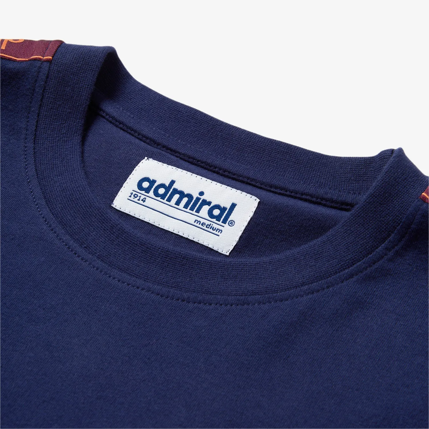 Bardon Repeat Tape T-Shirt - Navy