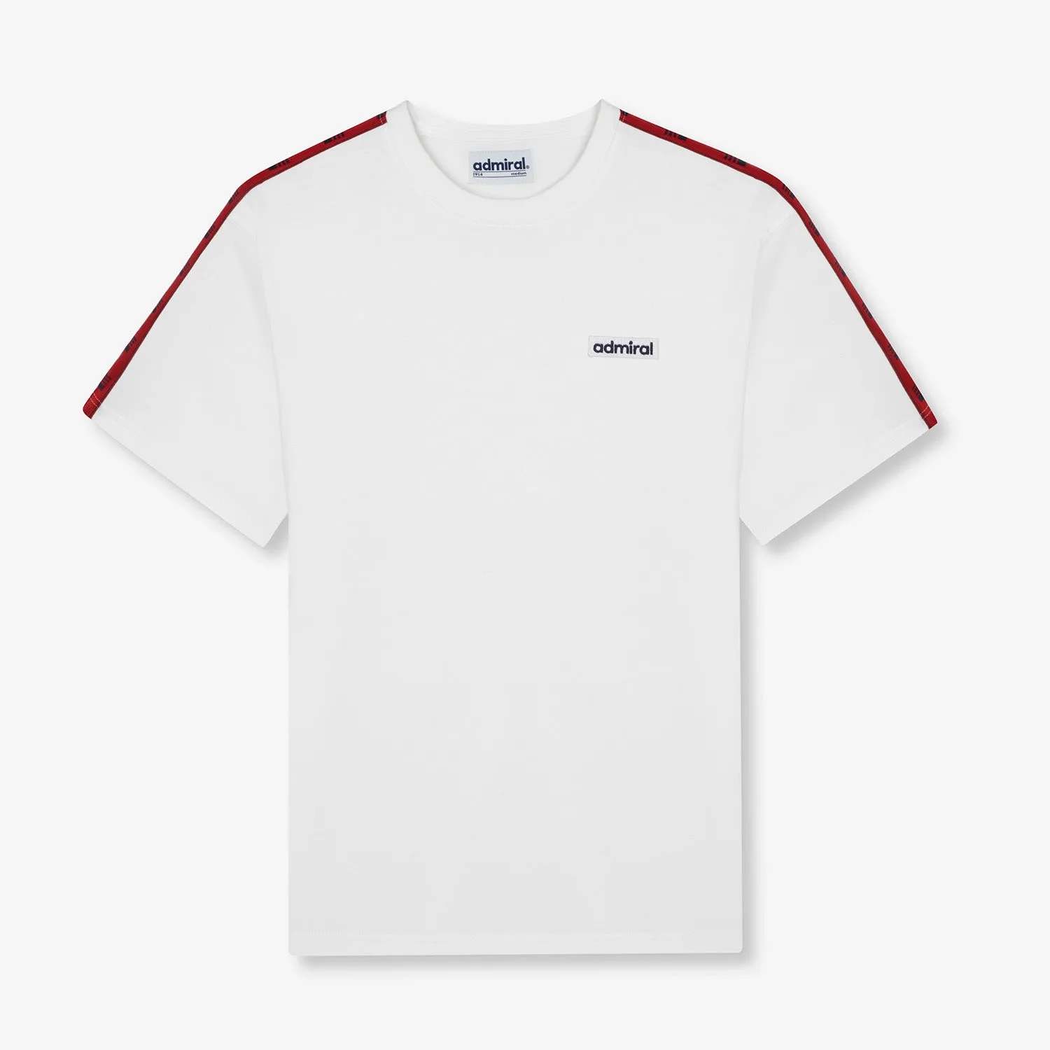 Bardon Repeat Tape T-Shirt - White