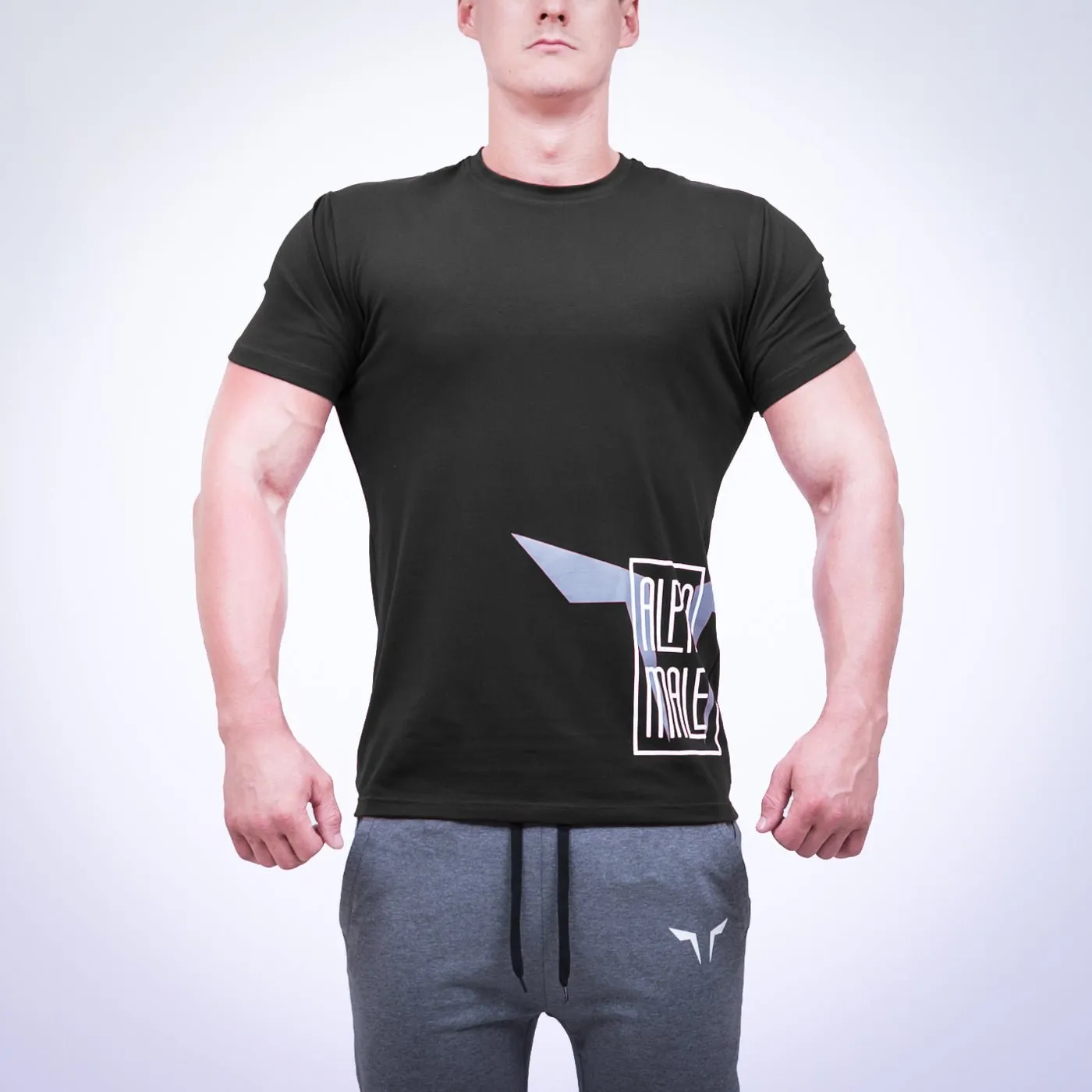 BLACK ALPHA GYM TEE