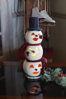 Blake - Large Tall Lit Snowman