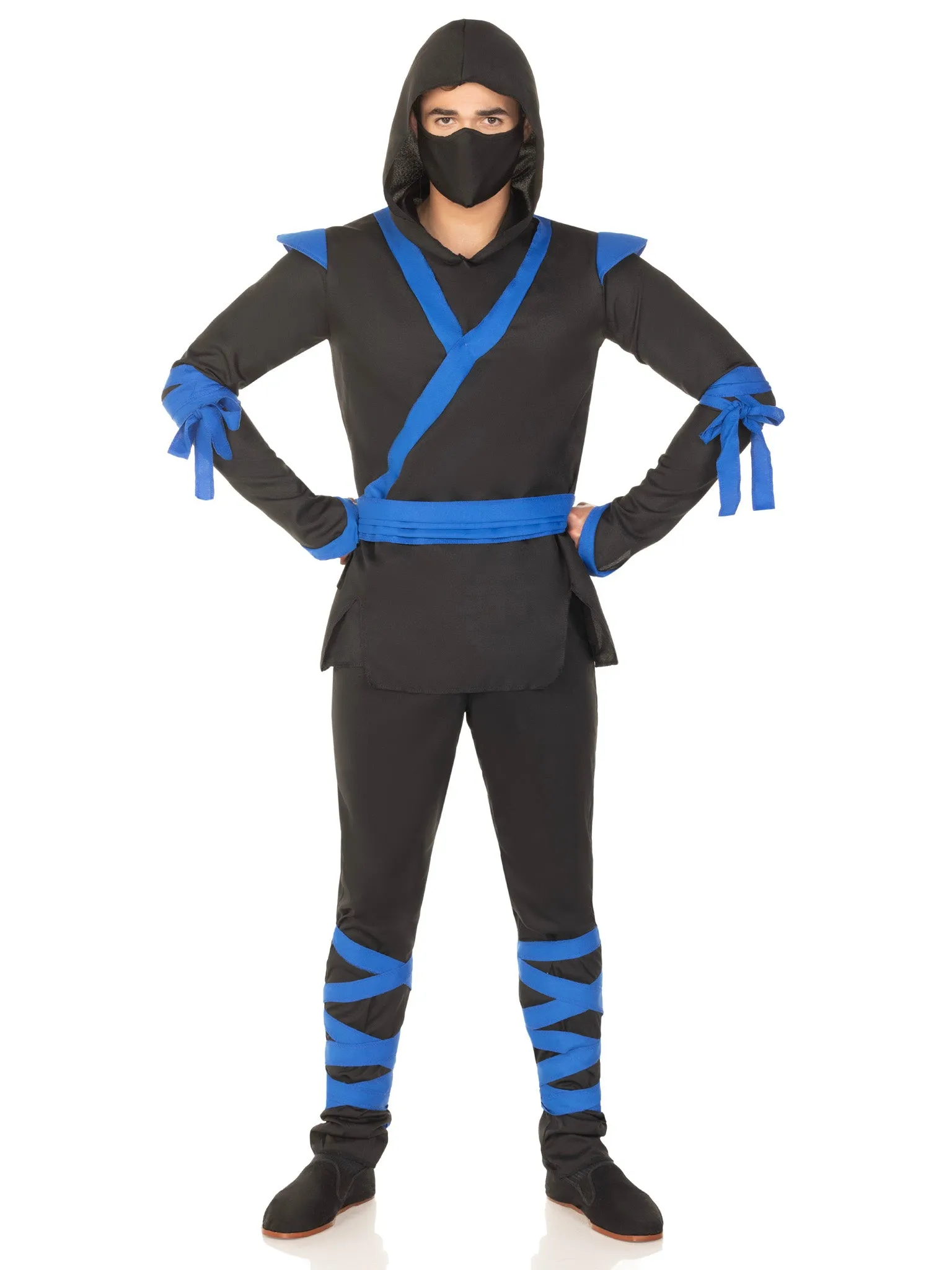 Blue Dragon Ninja Couple's Costume