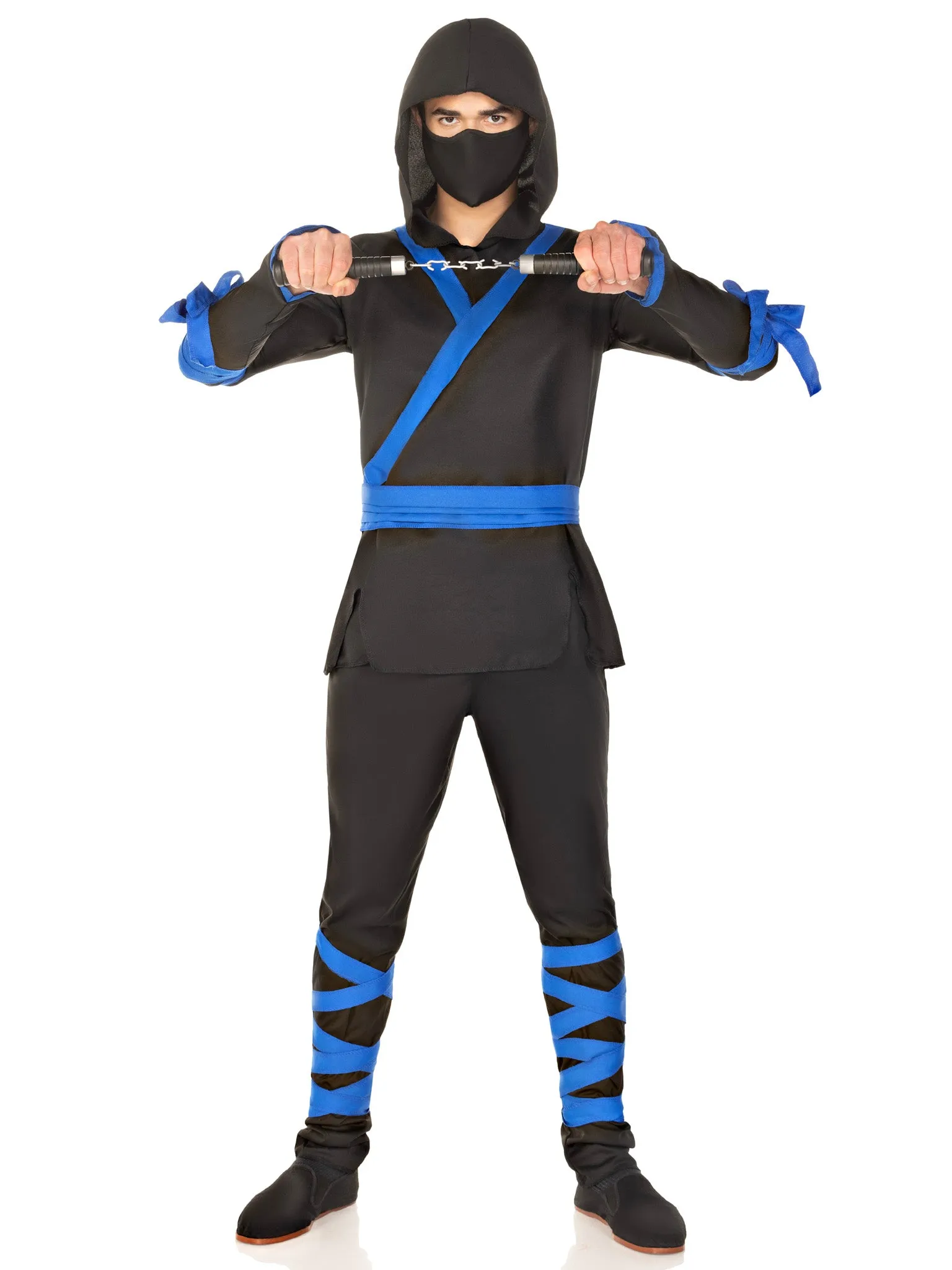 Blue Dragon Ninja Couple's Costume