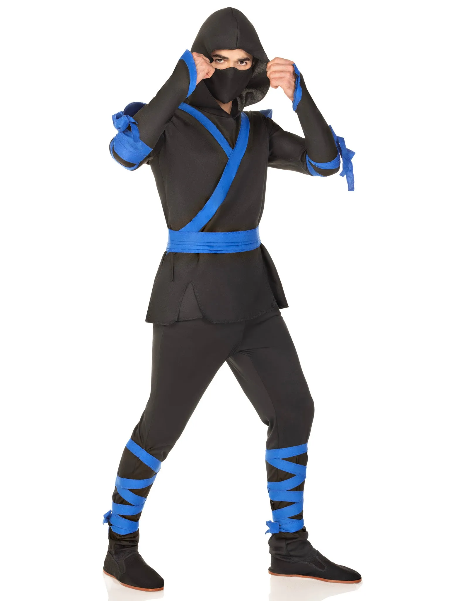 Blue Dragon Ninja Couple's Costume