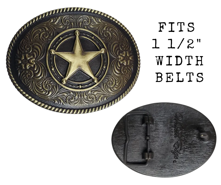 Bravo Star Belt Buckle