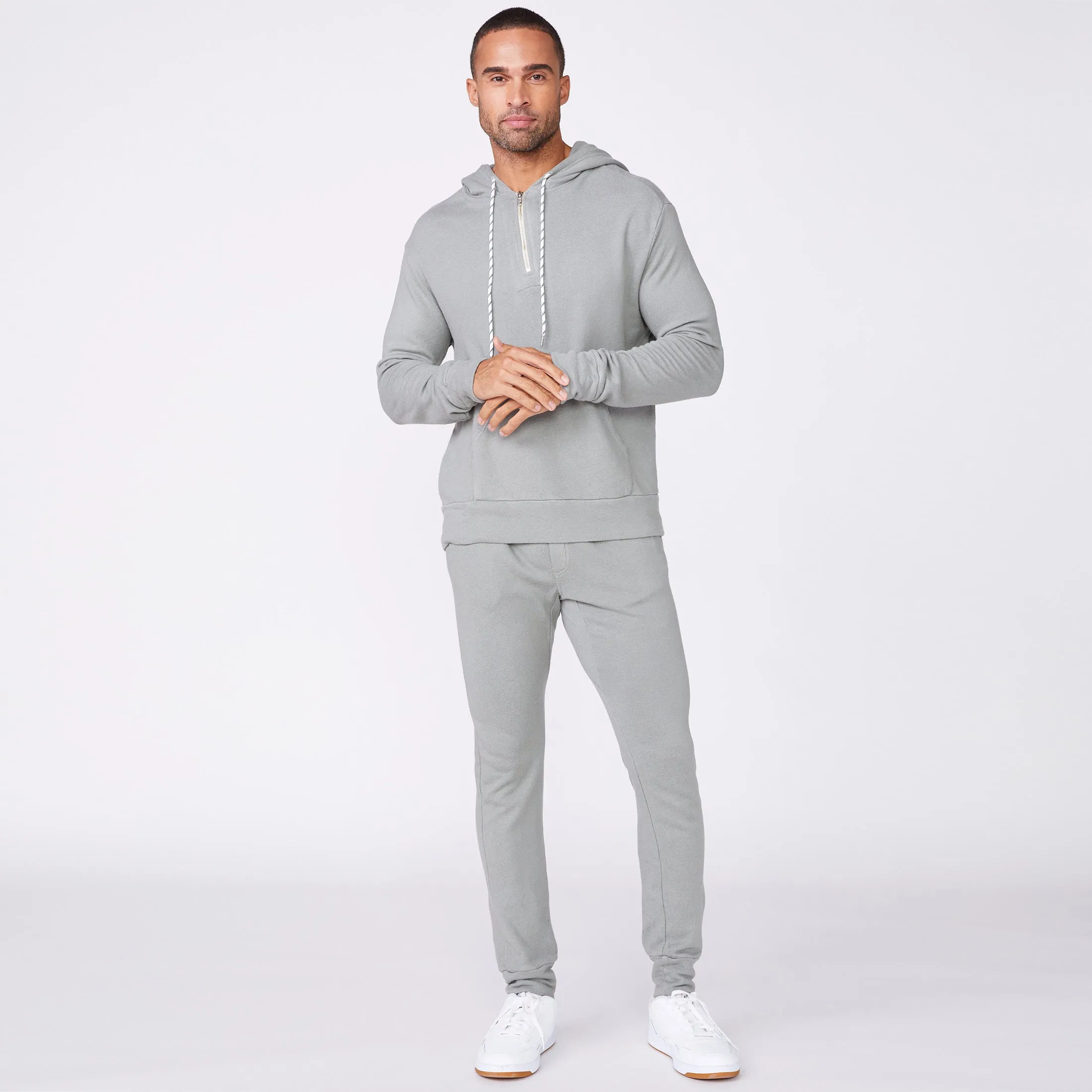 Bungee Cord Quarter Zip Hoody