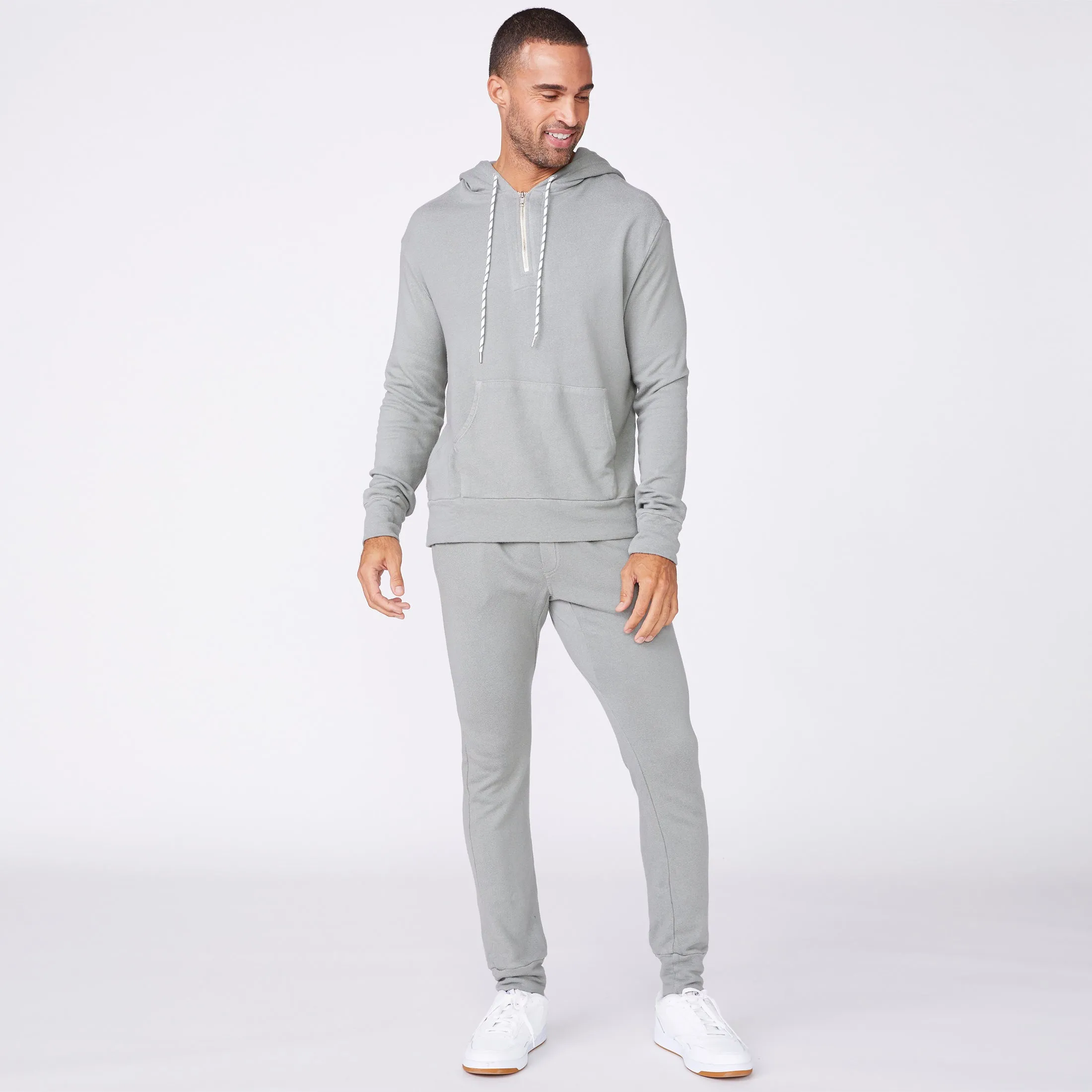 Bungee Cord Quarter Zip Hoody