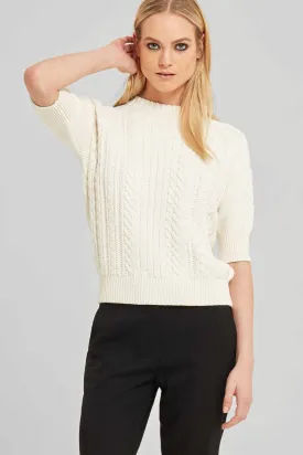 Cable-Knit Sweater