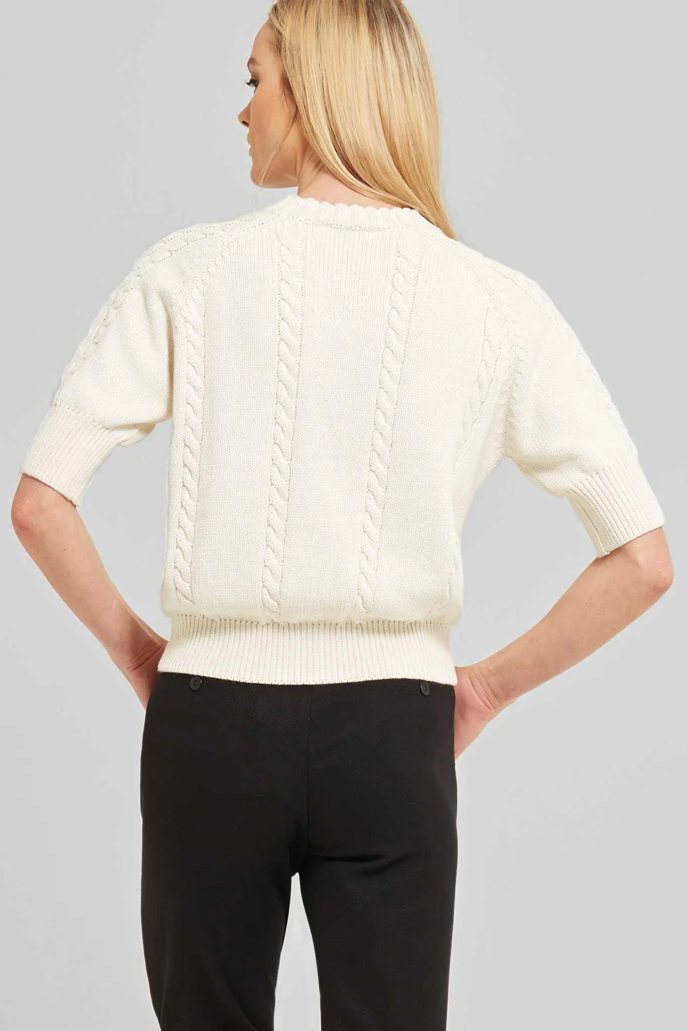 Cable-Knit Sweater