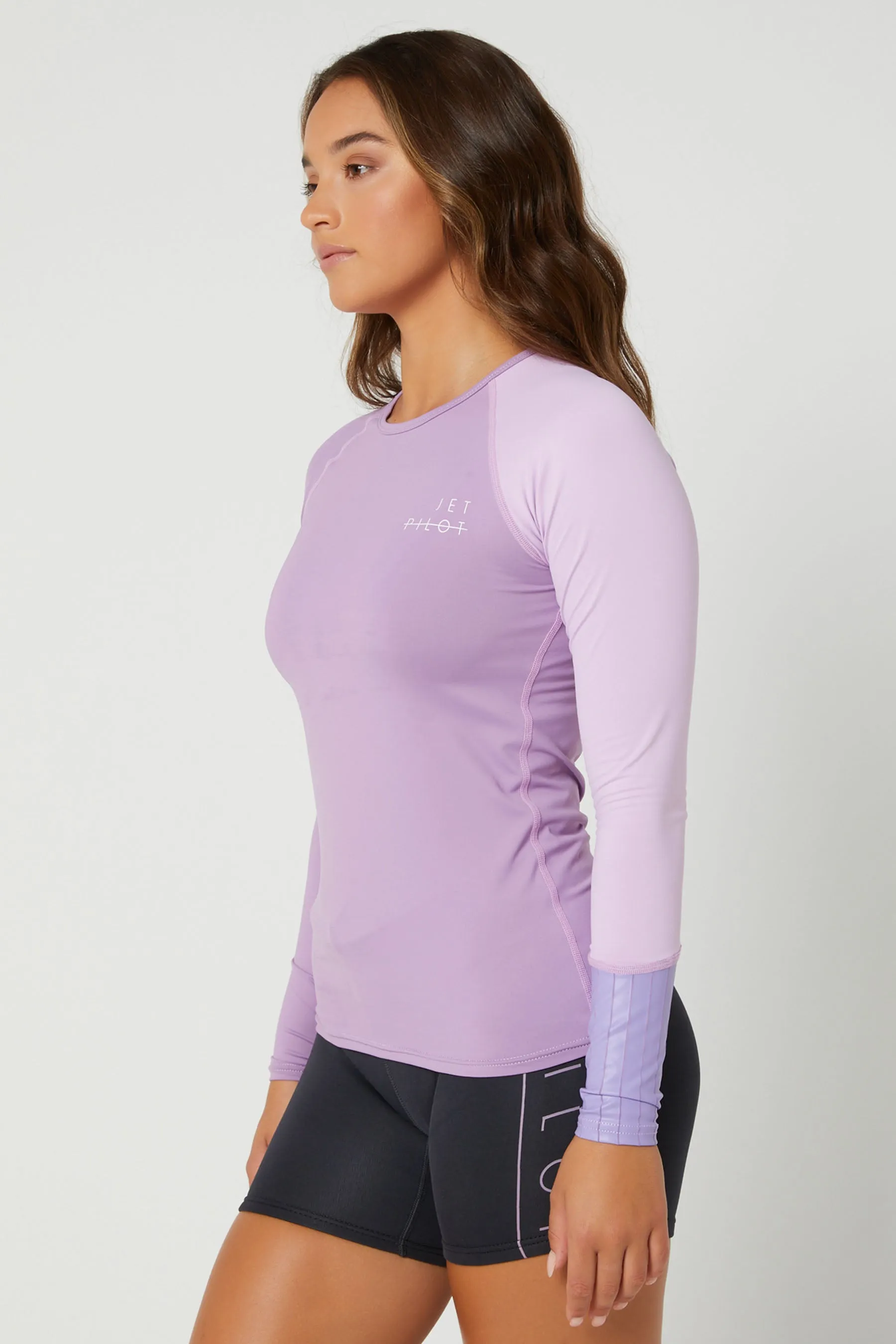 Cause L/S Ladies Rashie | Purple