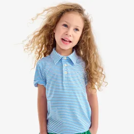 Clearance short sleeve flexknit polo in mini stripe