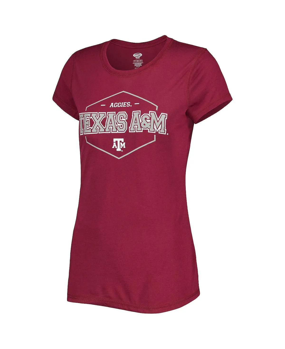 Concepts Sport Women's Burgundy and Black Texas A&M Aggies T-Shirt and Black Flannel Pants Sleep Set