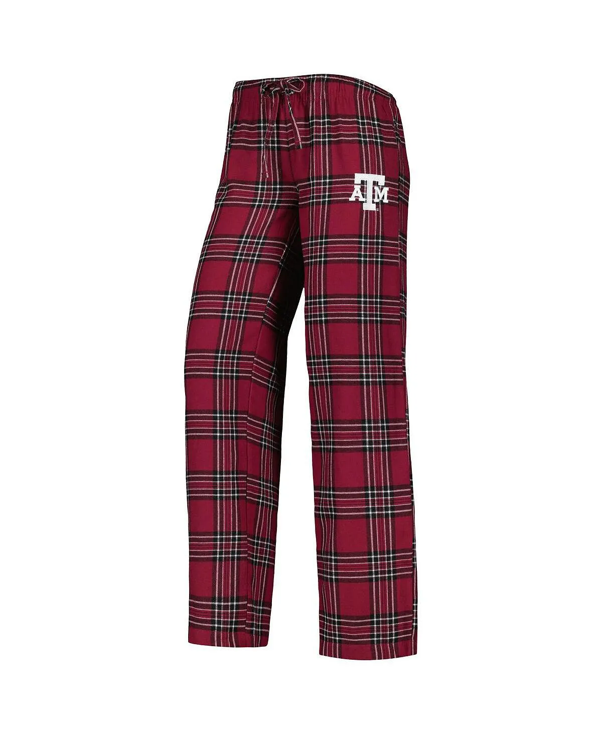 Concepts Sport Women's Burgundy and Black Texas A&M Aggies T-Shirt and Black Flannel Pants Sleep Set