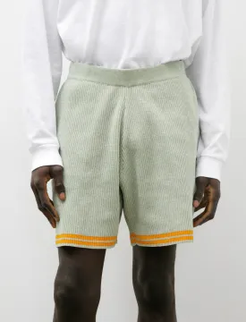 Cordy Knit Shorts Mint Green