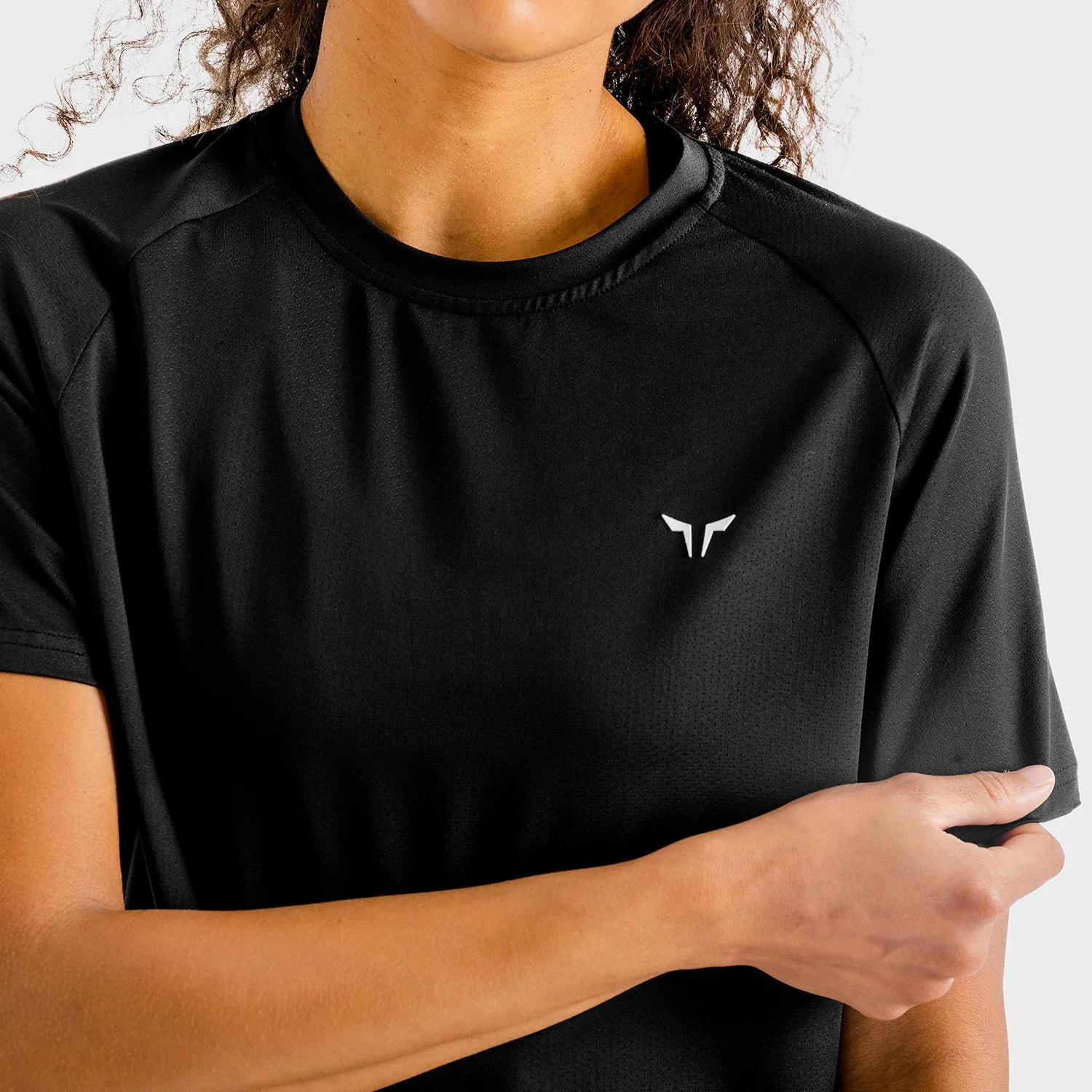 Core Mesh Tee - Onyx