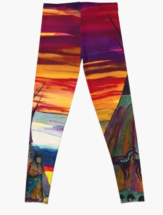 Cowgirl Kim Teepee Leggings - Small Only