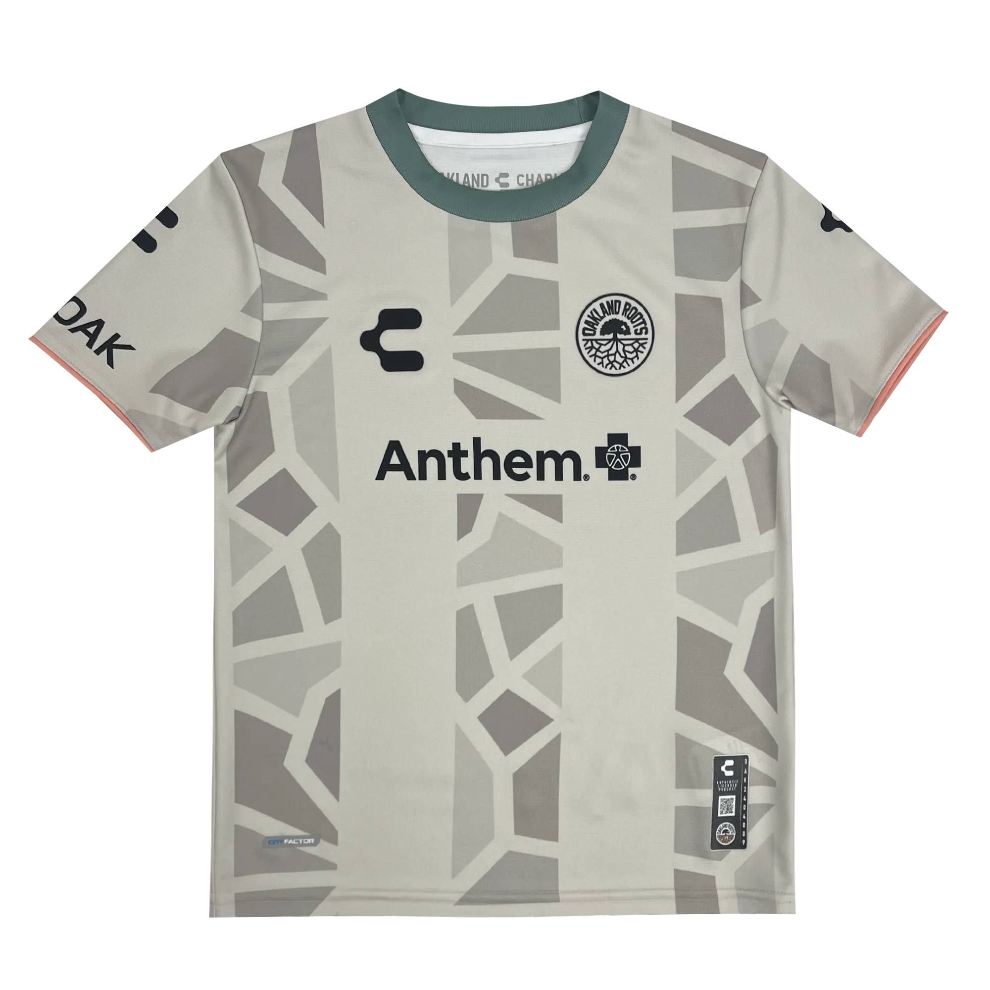 Custom Youth Oakland Roots SC Second Kit ft. Anthem Blue Cross