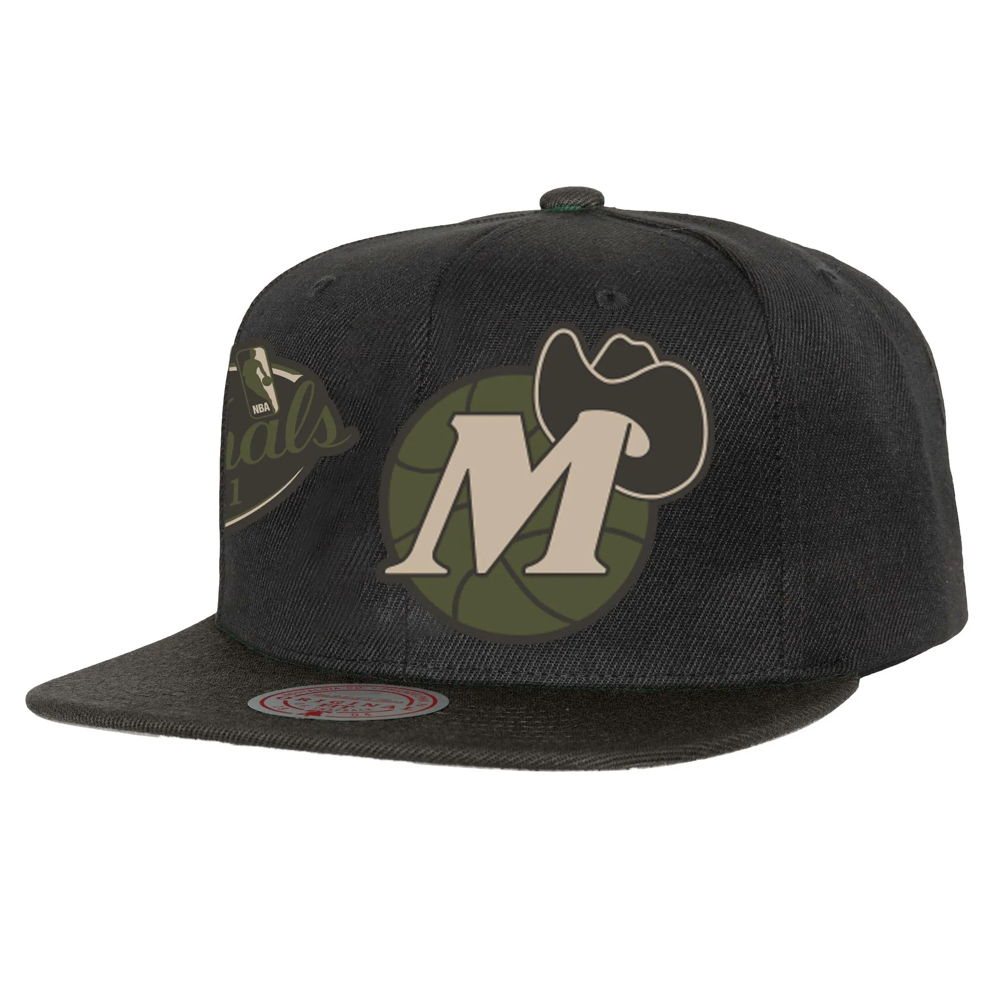 DALLAS MAVERICKS MITCHELL & NESS HARDWOOD CLASSIC FLIGHT OFFSET SNAPBACK