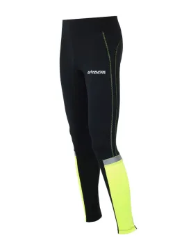 Damen Thermo Lauftight Lang Neon