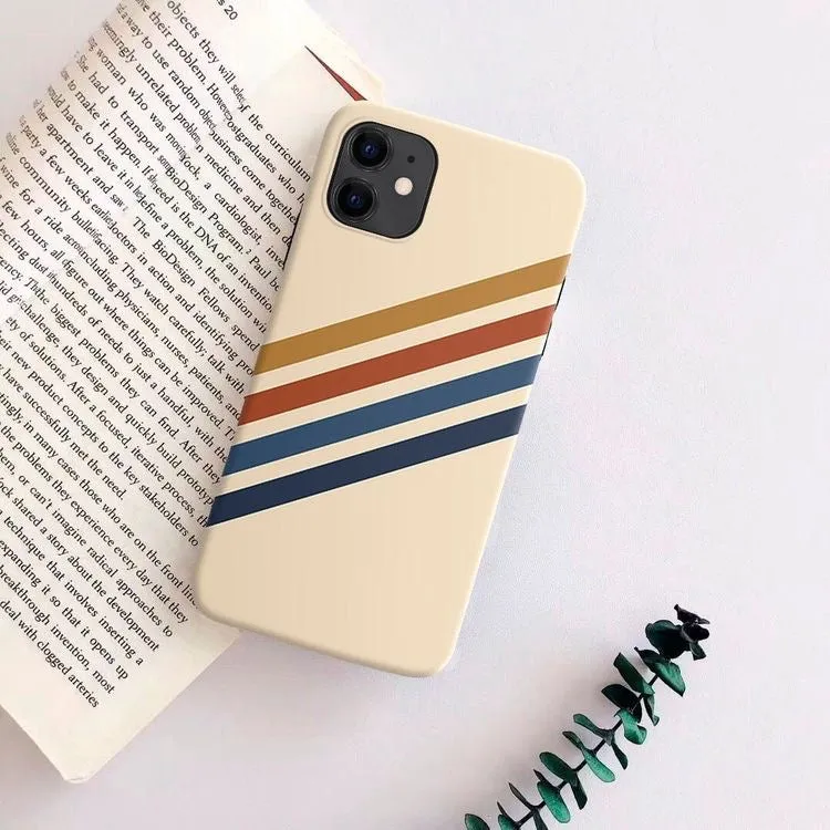 Diagonal Stripes Printed Case