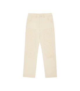 DIAMONDS & DOLLARS PAINTER PANTS - BEIGE