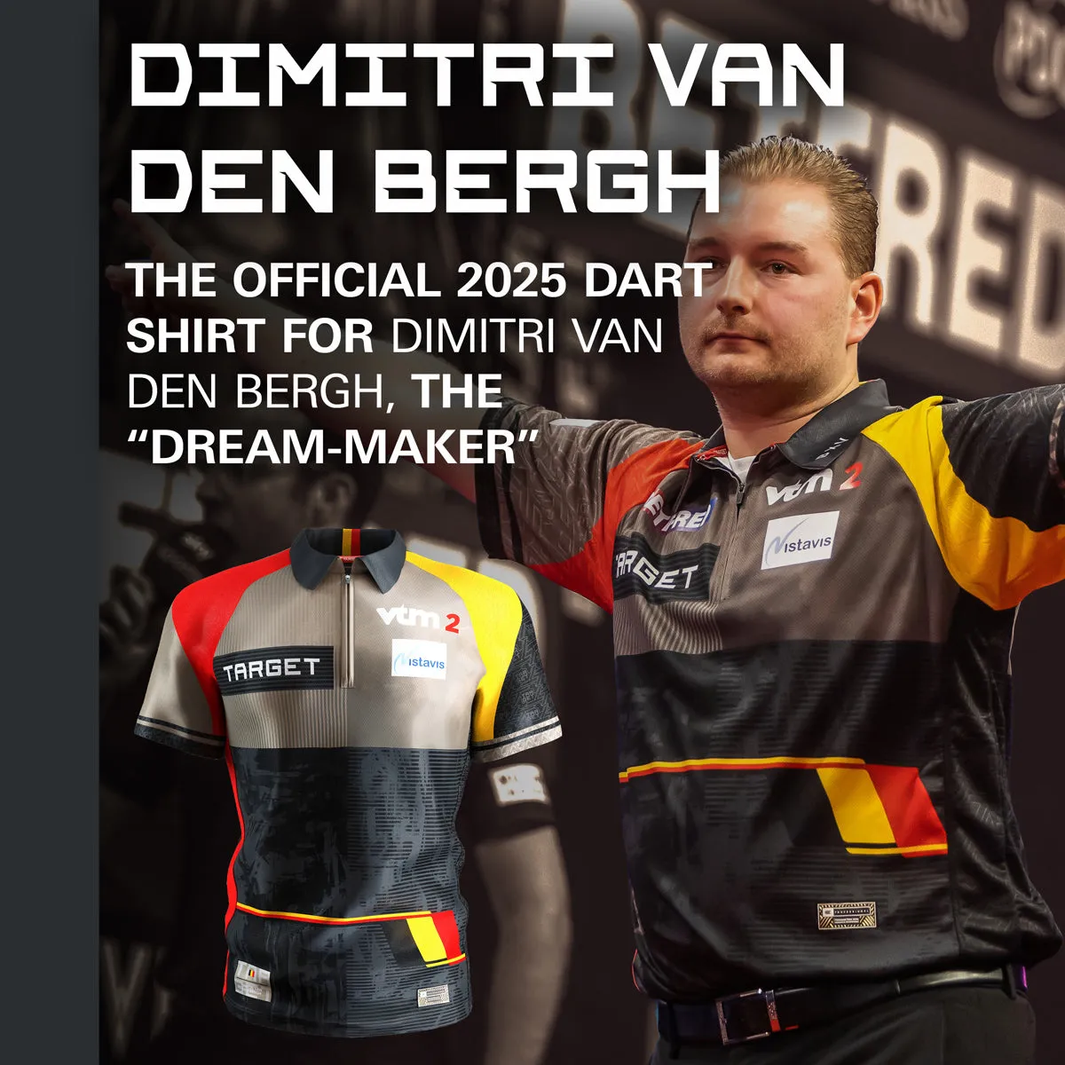 Dimitri Van Den Bergh 2025 Playing Shirt by Target