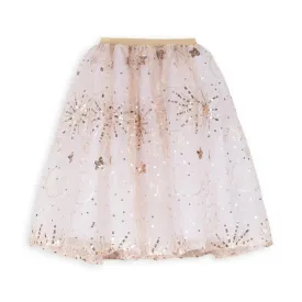 Dress Up Kit - Embroidered Moon Skirt - Rose Gold