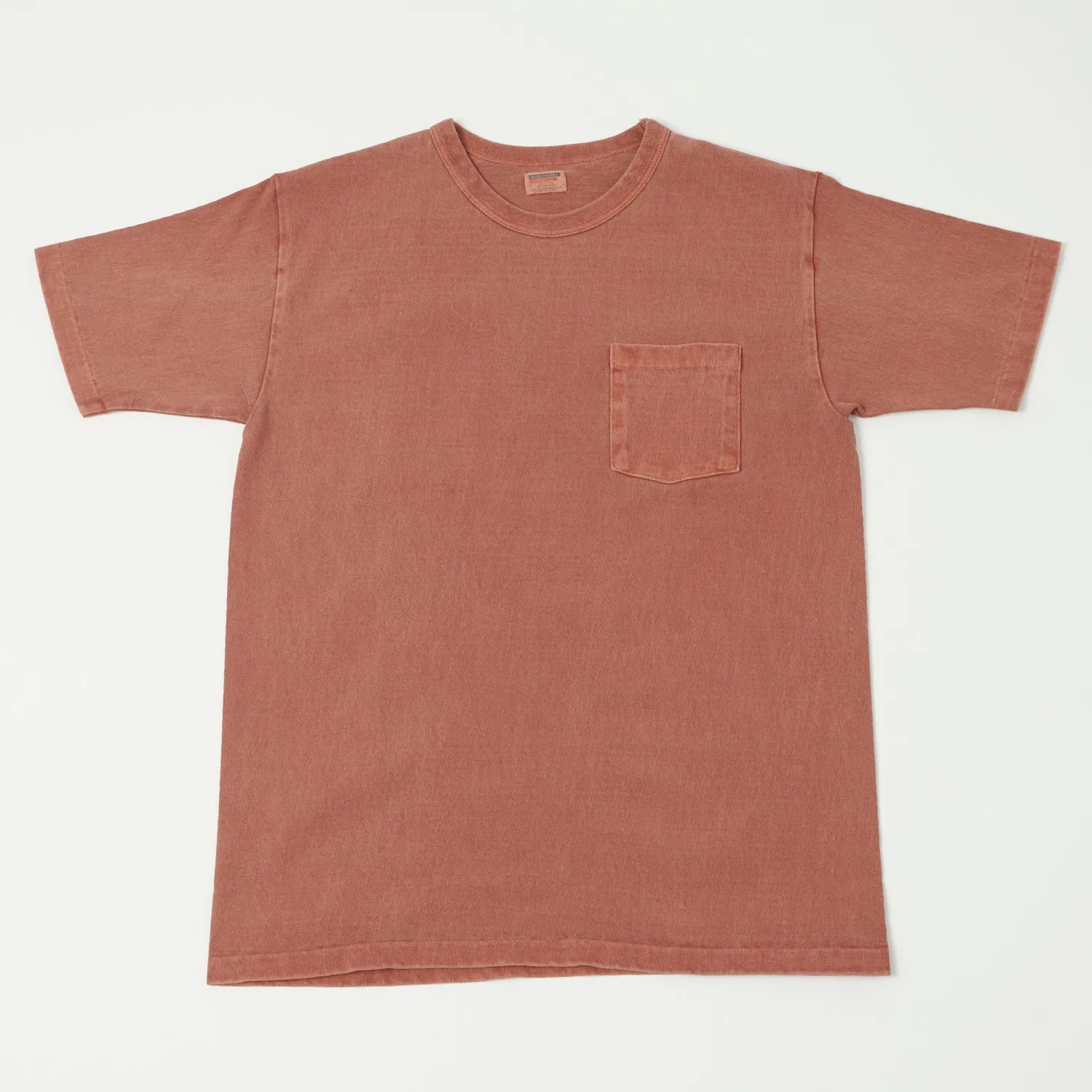 Dubbleworks Heavy Fabric Pigment Pocket Tee - Brick Red