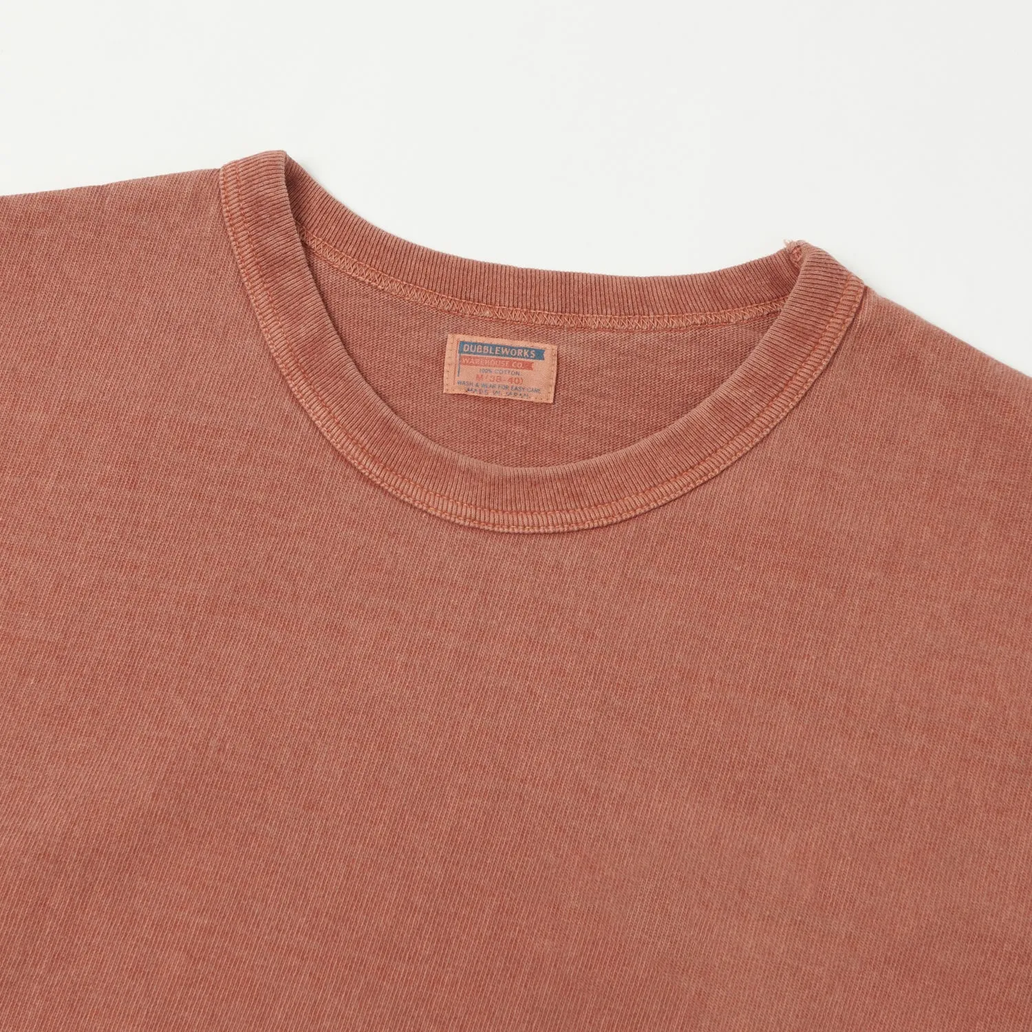 Dubbleworks Heavy Fabric Pigment Tee - Brick Red