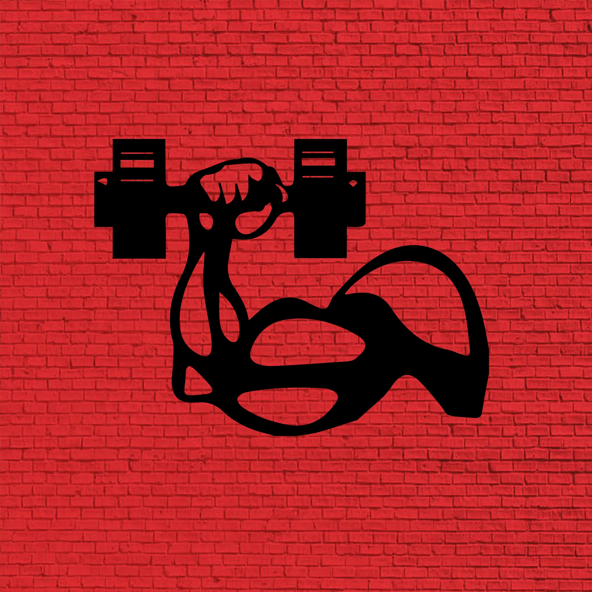 Dumbbell - Metal Wall Art