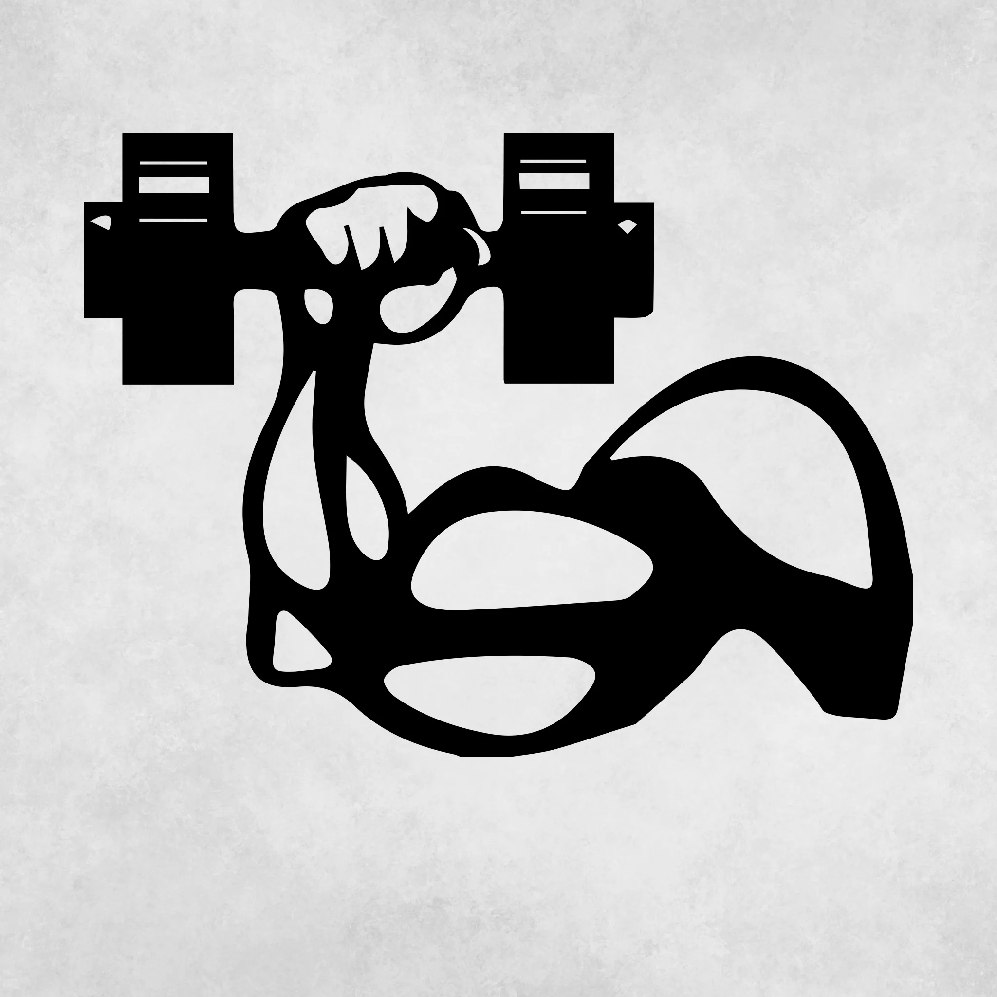 Dumbbell - Metal Wall Art